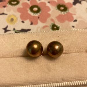 Women’s Henri Bendel Rose Gold Ball Earrings